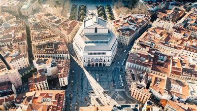 Madrid Teatro Real Luftansicht